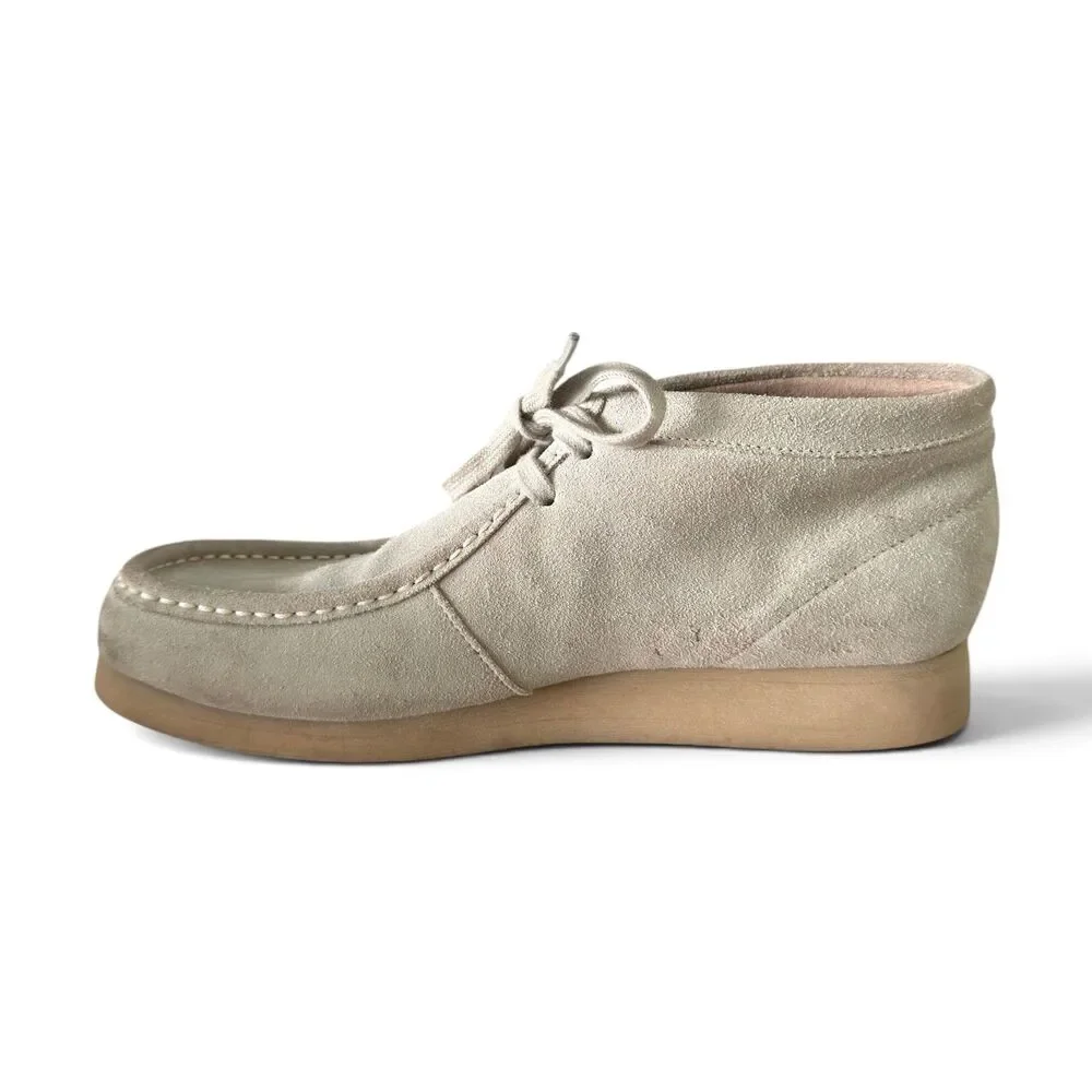 Clarks Padmore II 2 Men's 10.5M Sand Suede Leather Moc Toe Chukka 63446
